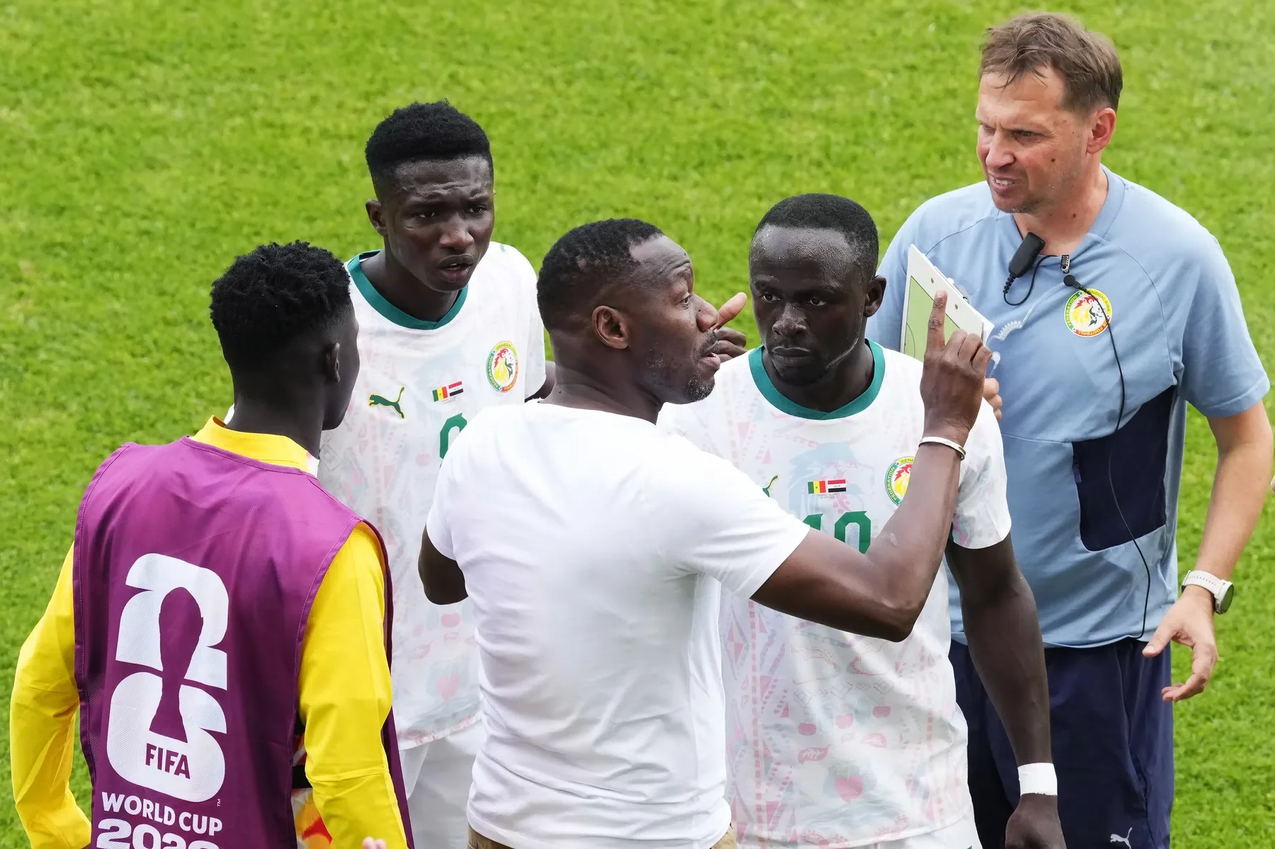 Senegal reacts after late penalty loss to Belgium