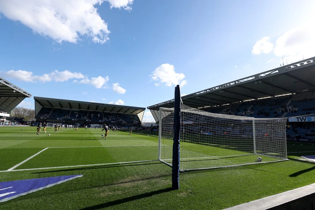 LONDON, ENGLAND - MARCH 14: A general view of the ground before the Sky Bet Championship match between Millwall and Blackburn Rovers at The Den on March 14, 2026 in London, England. (Photo by Andrew Redington/Getty Images)